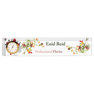 Floral Designer Custom voor Professionals Naambordje