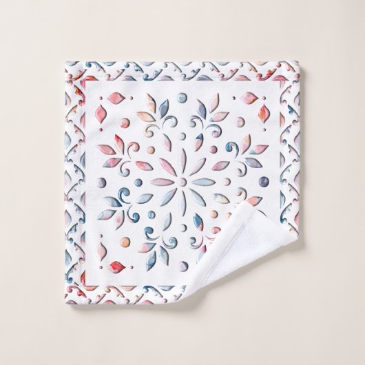 Floral d'été (Gant de toilette)