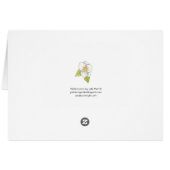 Floral d'été, Blanc à l'intérieur (Dos Horizontal)