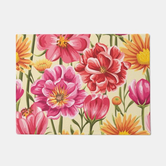 Floral Deurmat (Voorkant)