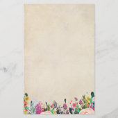 Floral die het beste Baby shower van mama kent (Achterkant)