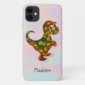 Floral Dinosaur Case-Mate iPhone Case (Achterkant)