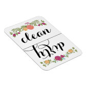 Floral Dishwasher Magnet Magneet (Rechterzijde)