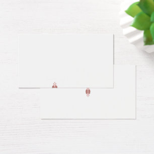 Floral Display Kaarten Aangepaste Logo Profiel Visitekaartje
