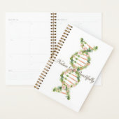 Floral DNA Helix Watercolor Art (Devant avec enveloppe)
