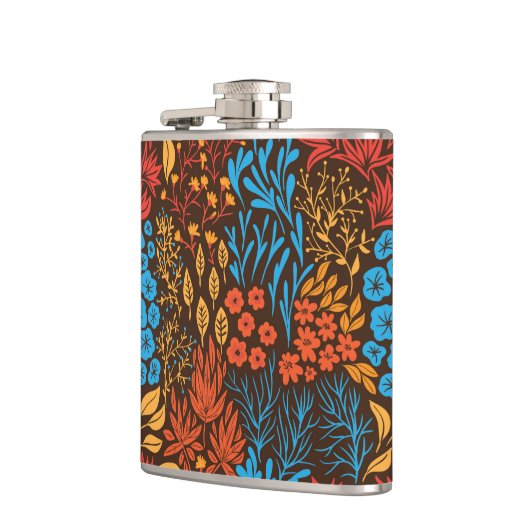 Floral doles donker heupfles (Links)