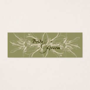 Floral d'olivier antique Sauvez la date