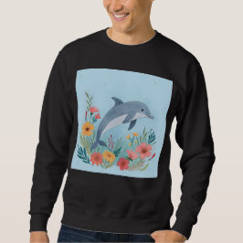 Floral Dolphin Trui