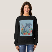 Floral Dolphin Trui (Voorkant volledig)