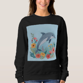 Floral Dolphin Trui