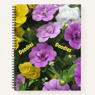 Floral Doodle Sketchbook Notitieboek