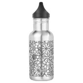 Floral Doodle Waterfles (Links)