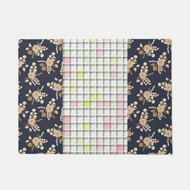 Floral Doormat Deurmat (Voorkant)