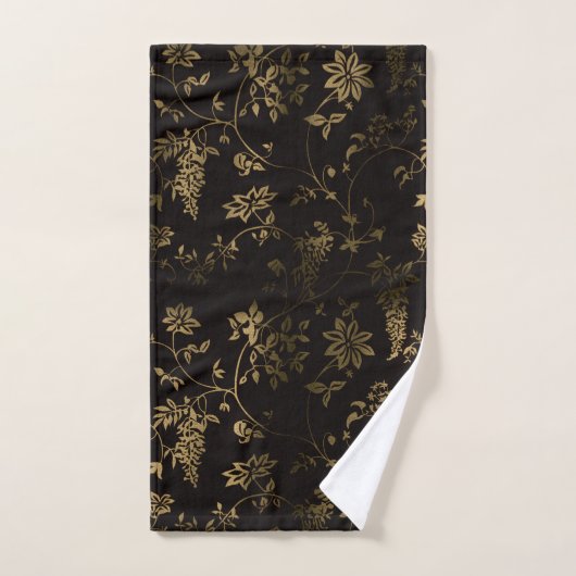 Floral d'or (Serviette à main)