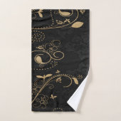 Floral doré (Serviette à main)