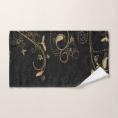 Floral doré (Serviette à main)