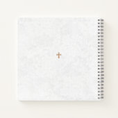 Floral Doves First Holly Communion Livre d'invité (Dos)