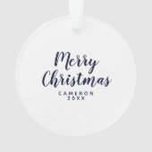 Floral Dprimed Unicorn Ornament (achterkant)