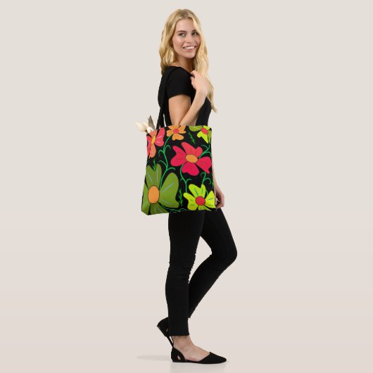 Floral Draagtas (Op model)