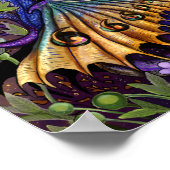 Floral Dragon Poster (Hoek)