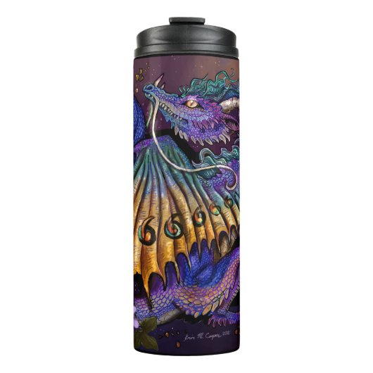 Floral Dragon Thermosbeker (Voorkant)