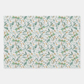 Floral Dragonfly Ferns Cadeau Motif Feuille (Devant)
