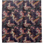 Floral Dragons Douchegordijn (Voorkant)