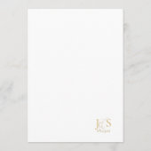 Floral Drama Mariage Menu ID1022 (Dos)