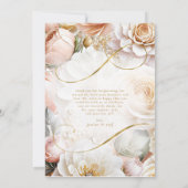 Floral Drama Mariage Modèle photo White ID1022 (Dos)