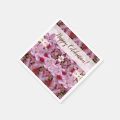 Floral Dream Aangepaste tekst Cocktail Papier Serv Servet (Hoek)