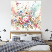 Floral Dream Canvas Afdruk (Insitu (Slaapkamer))