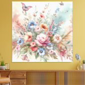 Floral Dream Canvas Afdruk (Insitu (Woonkamer))