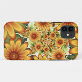 Floral Dream, Moderne Abstracte bloem Fractal Art Case-Mate iPhone Case (Achterkant (horizontaal))