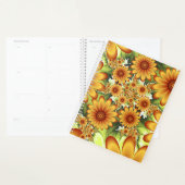 Floral Dream, Moderne Abstracte bloem Fractal Art Planner (Display)