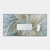 Floral Dream Motif Abstrait Blue Khaki Fractal (Clavier et souris)
