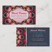 Floral Dreams Fractal Art Visitekaartje (Voorkant / Achterkant)