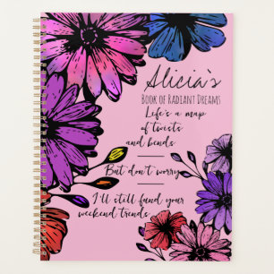 Floral Dreams Planificateur pour filles
