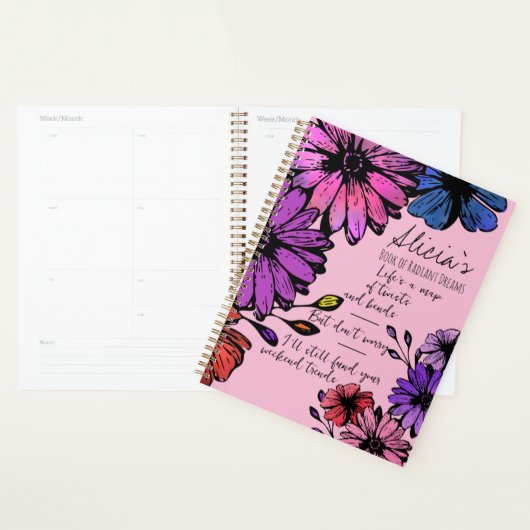 Floral Dreams Planner voor Dochters (Display)