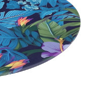 'Floral Dreams' - Tropisch bloemontwerp Snijplank (Hoek)