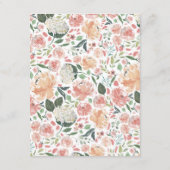 Floral du milieu de l'été | Carte de détails de l' (Dos)