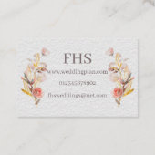 Floral - dubbelzijdig Visitekaartje (Achterkant)