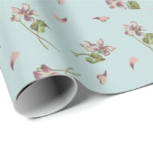 Floral Duck Cadeaupapier (Rol Hoek)