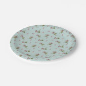 Floral Duck Papieren Bordje (Gekanteld)