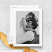 Floral Dusty Blue Hydrangea bruiloft dank u Briefkaart