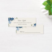 Floral Dusty Blue Mariage Date Jar de nuit (Bureau)