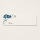 Floral Dusty Blue Mariage Date Jar de nuit (Dos)