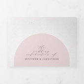Floral Dusty Rose tout en un Mariage triple (Page de couverture)