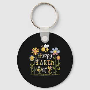 Floral Earth Day met Boho bloemen voor vrouwen en Sleutelhanger
