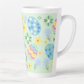 Floral Easter Egg Latte Mok (Rechts)
