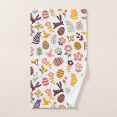 Floral Easter Spring Pattern | Handdoekset Bad Handdoek (Handdoek)